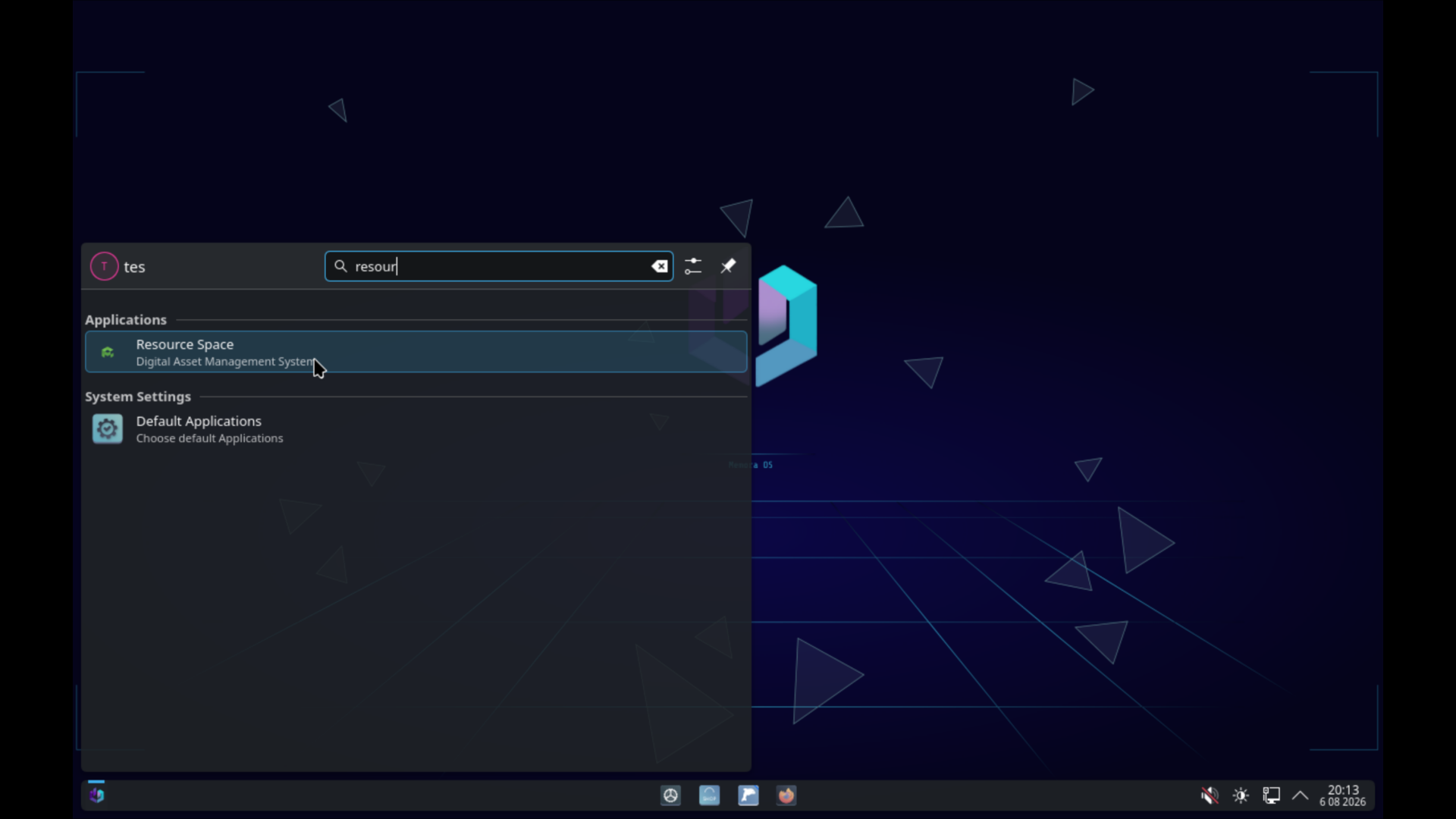ResourceSpace Install Step 2: Search Application