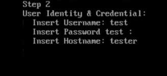 Memora OS Installer: Hostname step